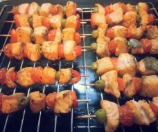 Шашлык из сёмги